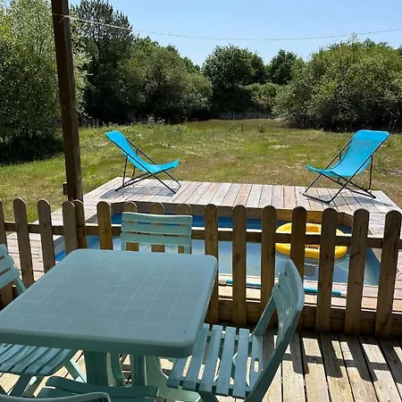 Bungalow A L'Asinerie Jau-Dignac-et-Loirac Buitenkant foto